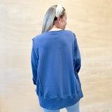 Trim Detail Top - Navy Blue