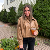 Autumn Nights Faux Leather Jacket