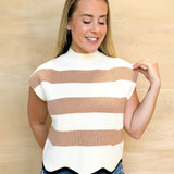 With Ease Stripe Sweater - Coco