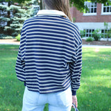 Leah Oversized Polo Top