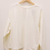 Cross Open Back Sweatshirt