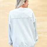 Great Day Pullover Top - Grey