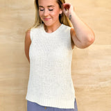 New Light Sweater Tank - Off White