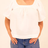 Genevieve Top - White