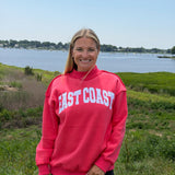 East Coast Mockneck Sweatshirt - Red