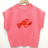 Pink Lobster Sweater Top