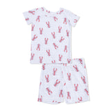 Angel Dear Loungewear Short Set - Lobsters