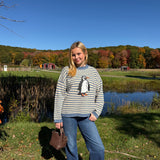 Penguin Stripe Graphic Sweater