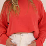 Pretty Papaya Pullover