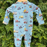 Construction Zipper Footie