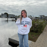 East Coast American Flag Mockneck