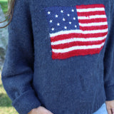 American Flag Alpaca Sweater