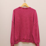 French Terry Oversized Sweatshirt