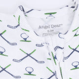 Angel Dear Zipper Footie - Simple Golf