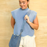 Favorite Moment Mock Sweater - Denim
