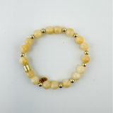 Callie Bracelet-Vanilla Bead
