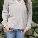 Melanie Collared Top