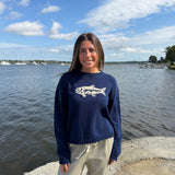 Nautical Fish Sweater - Navy