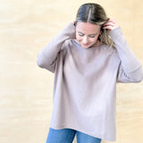Elegance Sweater Top - Mocha