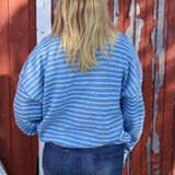 Nora Striped Sweater - Blue