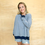 Free Stripes Crewneck Pullover