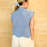 Favorite Moment Mock Sweater - Denim