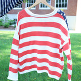 All American Flag Sweater
