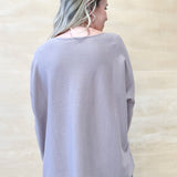 Elegance Sweater Top - Mocha