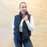 Fuz Puff Vest - Black