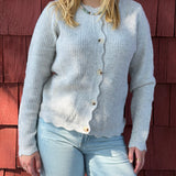 Scallop Trim Cardigan