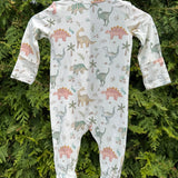 Sweet Baby Dinos Zipper Footie