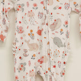 Ruffle Back Footie