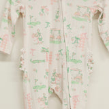 Ruffle Back Footie
