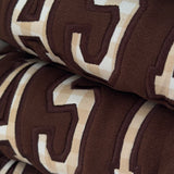 East Coast Brown Gingham Mockneck