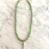 Callie Necklace - Green/Teal with Fish