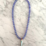 Callie Necklace - Purple/Teal with Fish