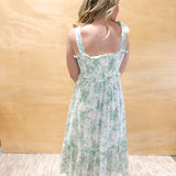 The Meadow Midi Dress - Dusty Sage