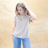 Back To Basics Tee - Taupe