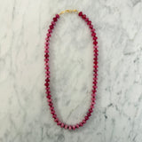 Callie Necklace - Cranberry