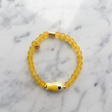 Callie Bracelet - Yellow with Yellow Fish