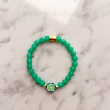 Callie Bracelet - Green with lime