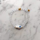 Callie Bracelet - Frosted with White Fish