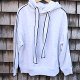 Francesca French Terry Hoodie - Heather Grey