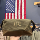 Waxed Dopp Kit
