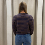 Elisa Cardigan - Brown/Navy