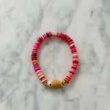 Callie Bracelet - Sunset Multi with Light Amber Fish