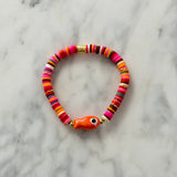 Callie Bracelet - Sunset Multi with Orange Fish