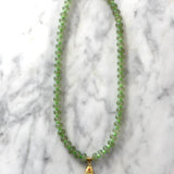 Callie Necklace - Green with Fish