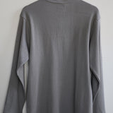 Seabed Waffle Henley - Grey