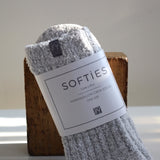 Marshmallow Grippy Crew Socks